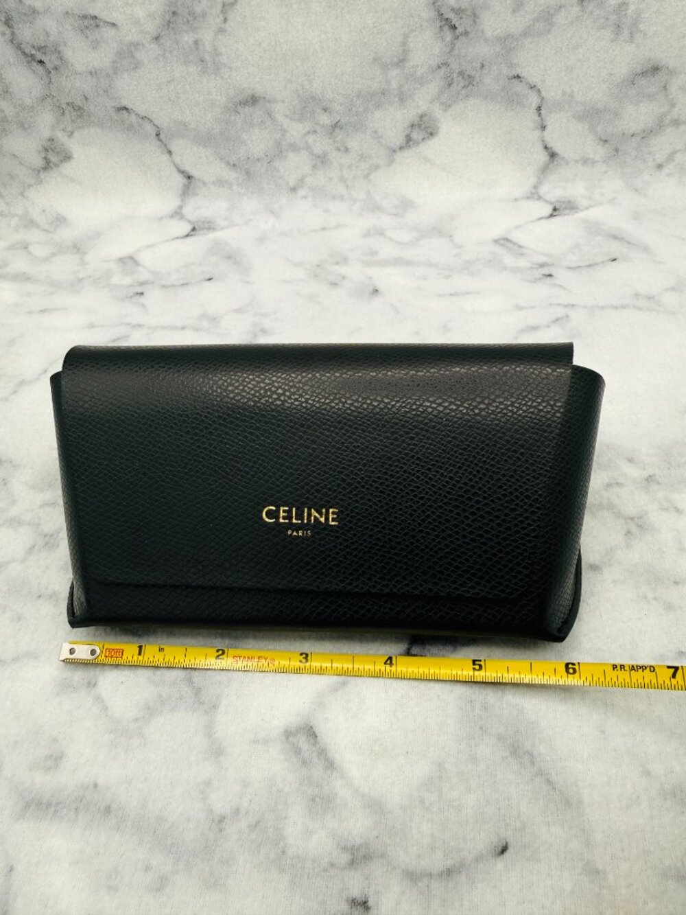 CELINE Sunglasses Case,White Box,Black Wide Case,Drawstring Bag,Boxed,Cloth,Card - Picture 7 of 12
